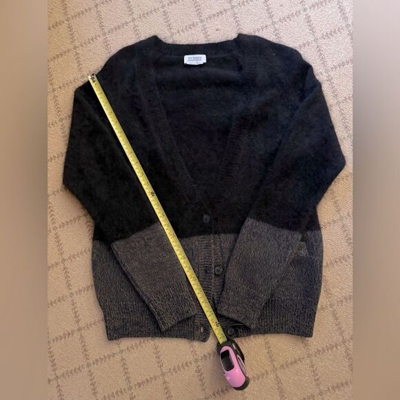 Closed Black nad Gray long sleeved mid length cardigan S - Picture 3 of 13